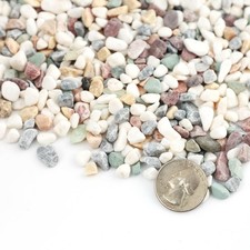 5 LB 1/83/8 Inch Mixed Color Small River Rocks Aquarium Gravel For Fish Tanks