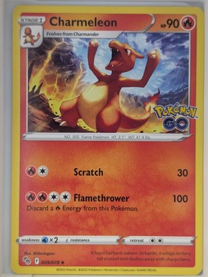 Charmeleon 009/078 Pokémon GO Regular