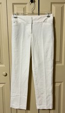 Talbots Ivory Winter White Mid Rise Dress Pants NWT $79 Size 4 Nice For Winter