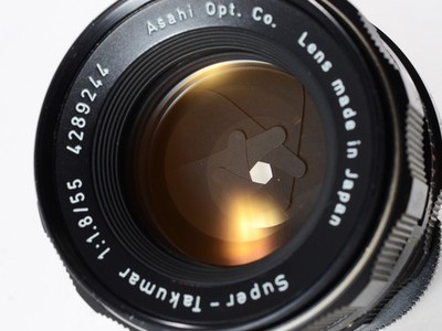 PENTAX SMC Super Multi Coated TAKUMAR 55mm F/1.8 M42 Late model