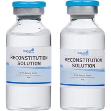 Reconstitution Solution 2-Pack 30ml Ultra Clean, Premium Glass Vials