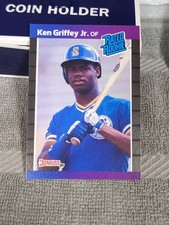 1989 Donruss Rated Rookie Ken Griffey Jr #33 *Denotes Next to Performance (RC)