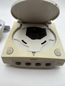 Sega Dreamcast Console hkt3020 W/ OEM Cables Controller - TESTED CLEAN WORKS