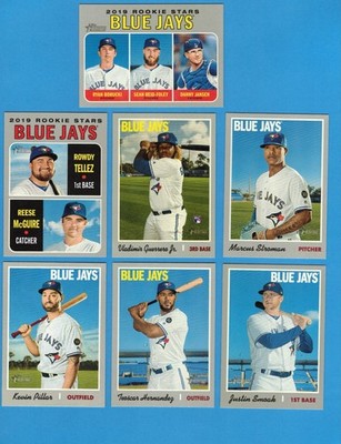 2019 Topps Heritage Toronto Blue Jays Low & Hi # Master Team Set! SPs Too!
