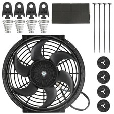 10 Inch Slim Electric Radiator Fan 12v Universal For Cars Trucks Cooling Rb-rcf1