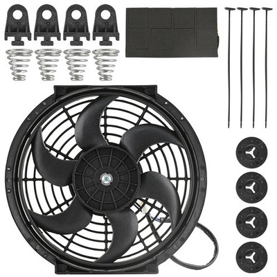 10 Inch Slim Electric Radiator Fan 12V Universal For Cars Trucks Cooling RB-RCF1