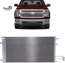 New Front Ac Condenser Aluminum Core Direct Replacement For Chevrolet Silverado