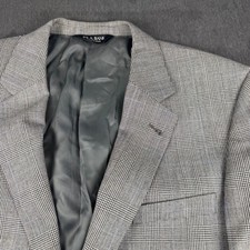 JOS A BANK Signature Collection Mens Wool Plaid Sport Coat Blazer R42