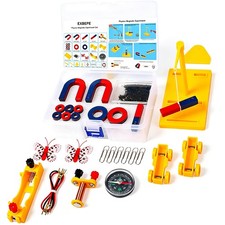 EXBEPE Magnet Kit Physics Science Electromagnet 4.7 x 6.6 x 2.3 inches, Green