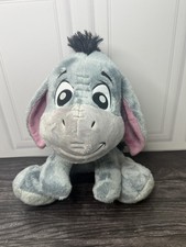 Disney Parks Winnie The Pooh Baby Eeyore Stuffed Plush Big Feet 10 Inch Seated