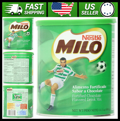 Nestle MILO Chocolate Malt Drink Mix 14.1 oz Pack of 12