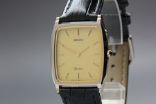 [Exc+5]  SEIKO DOLCE 9530-5030 Tungsten Gold Dial Quartz Men