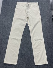 HUGO BOSS Schino Slim Fit Stretch Cotton Cream Chino Pants Mens Sz 31x32