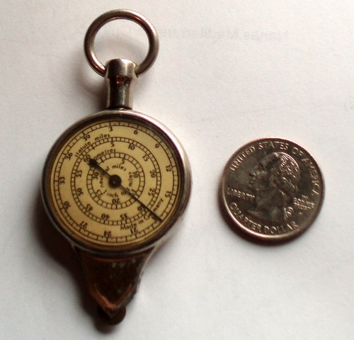 VINTAGE ANTIK DEUTSCHLAND KARTENLESER NAUTISCHER KOMPASS MARITIM OPISOMETER WERKZEUG - Bild 2 von 23