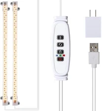 LED Grow Light Strips, 13 Inches Grow Lights for Indoor Plants Full Spectrum 350