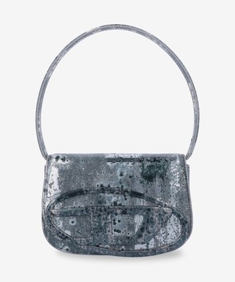 Diesel 1DR Shoulder Bag - Silver / X08396P8037HA589