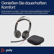 HP Poly Headset Blackwire C5220 Stereo USB- Computer On Ear Headset - Sehr Gut – Bild 5