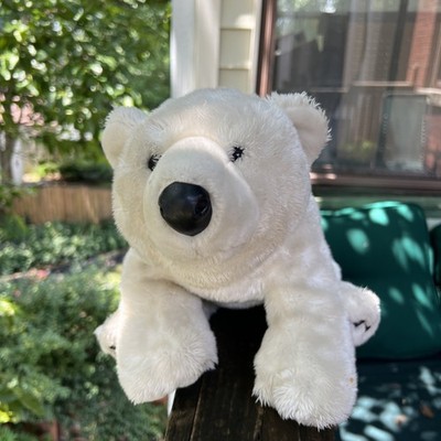 Build A Bear Plush White Arctic Polar Bear Approximately 16   Inches Long