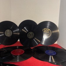 Lot Of 10 VICTOR Records 78 rpm- Very Good Condition- Estate Find