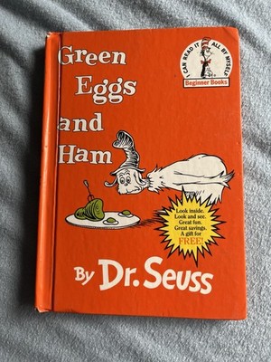 Green Eggs and Ham By Dr. Seuss Beginner Books (2001, Hardcover) Pre-owned
