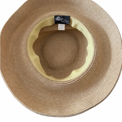 San Diego Hat Co Wide Brim Floppy Sun Hat Straw Beach Resort  display picture 1