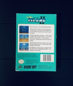 Adventure Island II 2 Nintendo NES CIB Complete Box Manual Nintendo