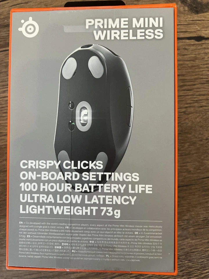 New SteelSeries Prime Mini Wireless Esports Optical Gaming Mouse 62426 - Black - Image 4 of 4