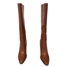 Marc Fisher LTD Women's Lannie Boot, Brown Leather 101, Sz 9M