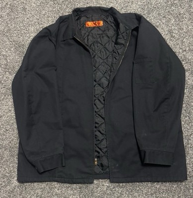 Red Kap Perma-Lined Panel Jacket (Model JT50BK2) - Men's Size XXL-Long (XXL-LN)