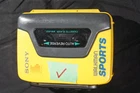 Vintage Sony WM-A53 Walkman Sports Yellow Cassette Player Tested Works