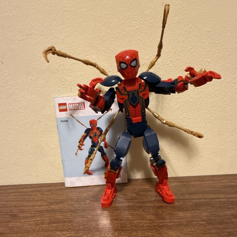 LEGO Marvel 76298 Iron Spider-Man Construction Figure 303pc 2024 Without Box