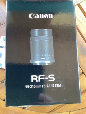 Canon RF-S 55-210mm f/5-7.1 IS STM Telephoto Zoom Lens for Canon