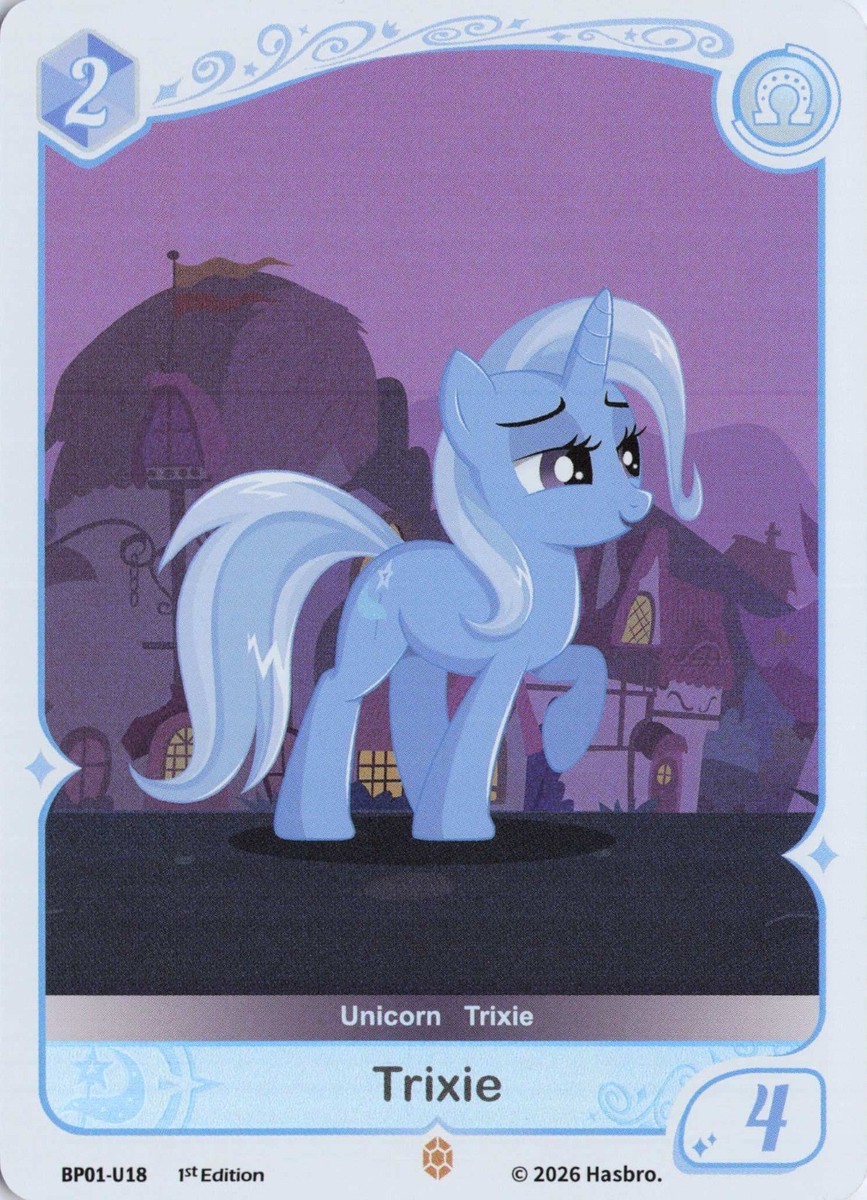 Trixie My Little Pony: Fantasy Wonderland Uncommon BP01-U18 | eBay