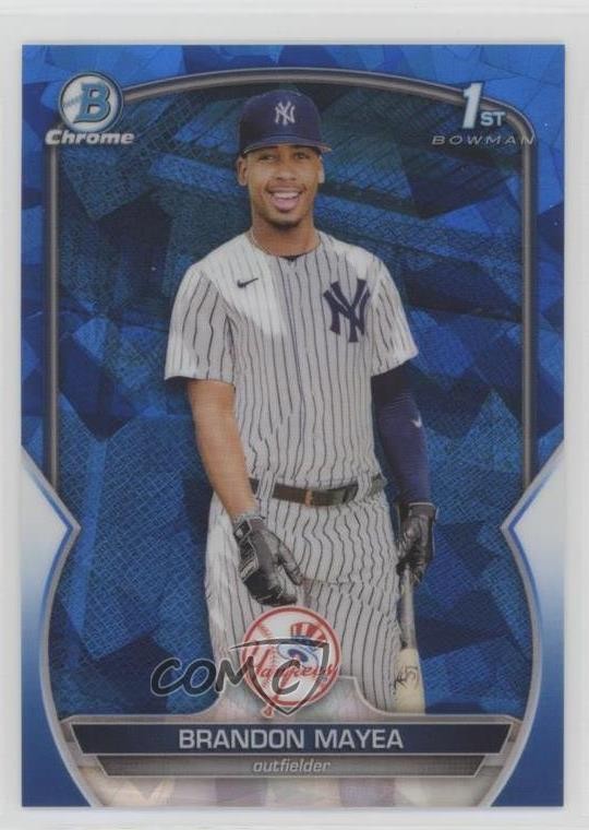 2023 Bowman Chrome Sapphire Edition Prospects Brandon Mayea #BCP-188 19ot