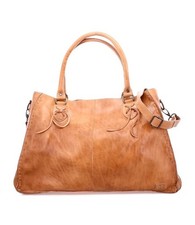 BedStu Rockaway Shoulder Bag Crossbody Work/School Tote Tan Excellent Condition!