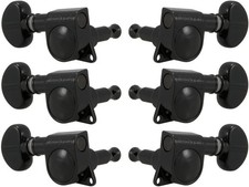 Grover 305BC Mid-Size Rotomatic Tuners - 3 3 - Black Chrome