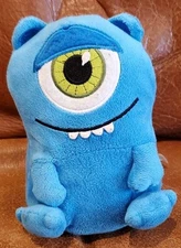 6 Inch Blue One Eyed Cyclops Monster Alien U-Neeks Stuffed Plush Dayspring