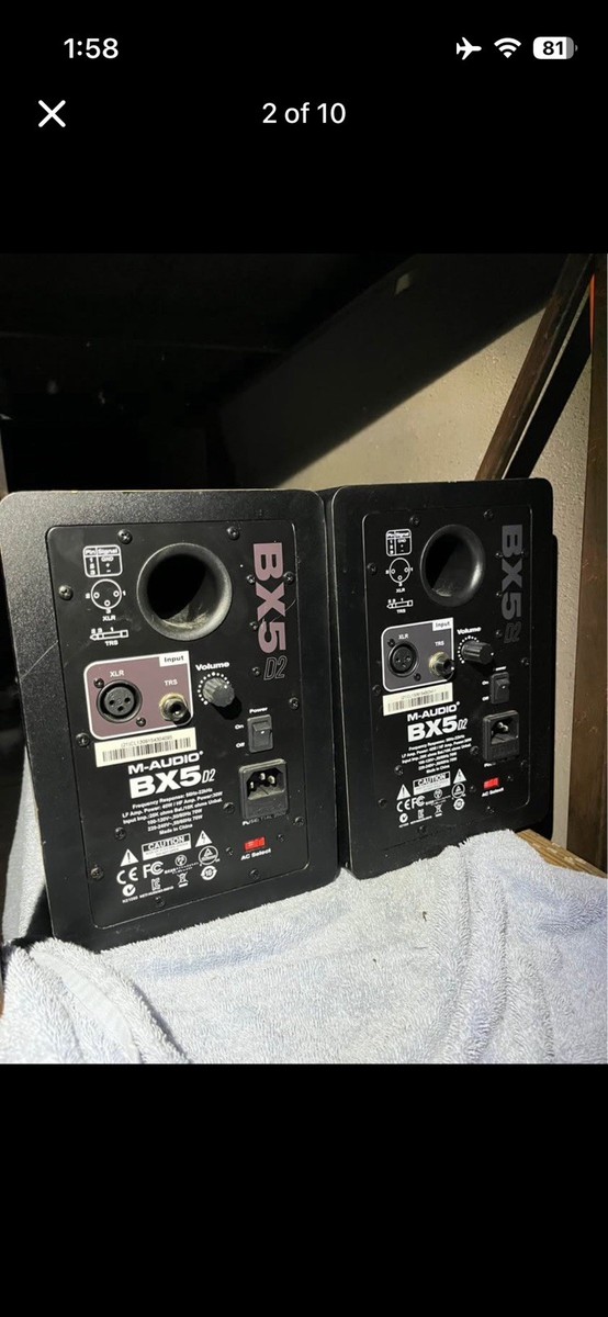 M-Audio Bx5 D2 Bi Amplified Studio Monitor Pair for sale online | eBay M-Audio Bx5 D2 Bi Amplified Studio Monitor Pair for sale online | eBay