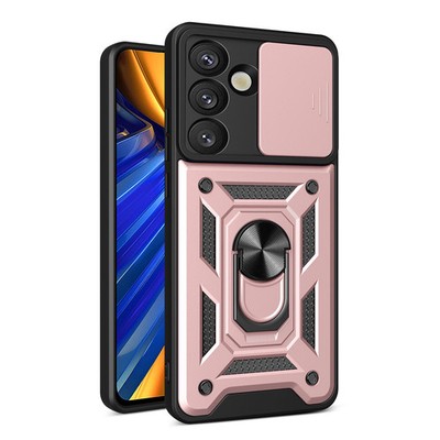 HURTEL HYBRID ARMOR CAMSHIELD CASE FÜR SAMSUNG GALAXY S25 SCHUTZ