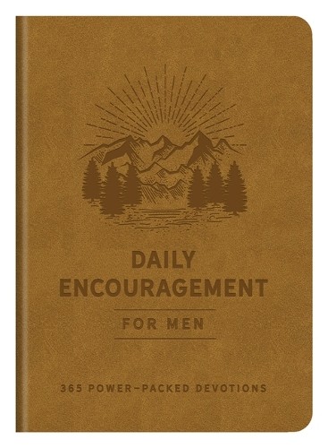 Daily Encouragement for Men - Leather Bound Devotional by Barbour Staff