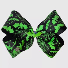 Jojo Siwa Halloween Glow In The Dark Bat Print Bow Brand Halloween Accessories