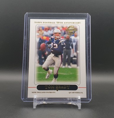 Tom Brady 2005 Topps Chrome #46 50th Anniversary New England Patriots