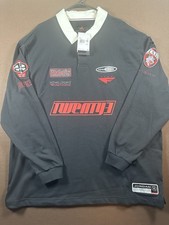 Image of Air Jordan Essentials Long Sleeve Rugby Style Shirt Mens XXL HF9323-010 MSRP $95