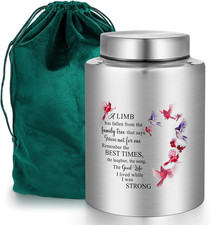 7.3 Inches Cremation Urns for Human Ashes Medium Urn for Human Ashes Stainless S
