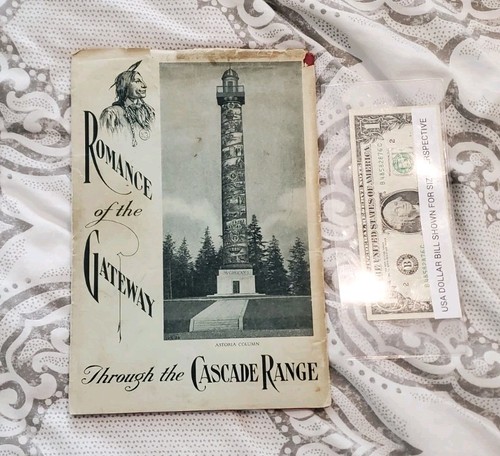 VERY RARE SIGNED 1934 Cascade Range Columbia River Highway Oregon History Book - Picture 4 of 19
