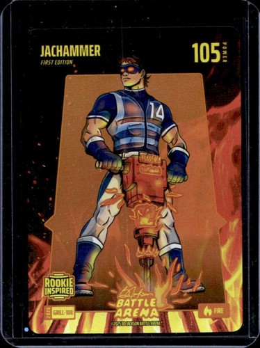 2026 Bo Jackson Battle Arena JacHammer Grillin\' Battlefoil Fire #GRILL-108