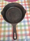 Vintage Griswold No. 5 Cast Iron Skillet 724 Small Block Logo Erie, PA