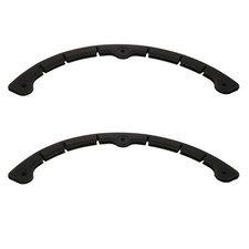 2Pcs Lightweight Rubber Skateboard Deck Guards for Scratch and Impact Prevention