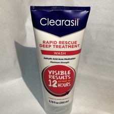 Clearasil Rapid Rescue Deep Treatment Wash Salicylic Acid Acne 6.78 fl oz new