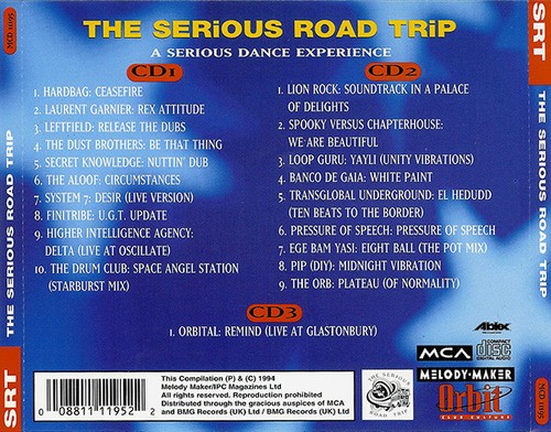Various The Serious Road Trip (A Serious Dance Experience) - CD x 3 - Picture 2 of 3